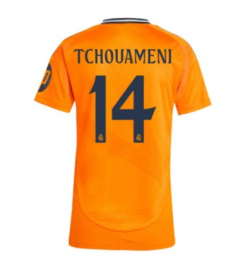 Real Madrid Aurelien Tchouameni #14 Bortatröja Dam 2024-25 Kortärmad